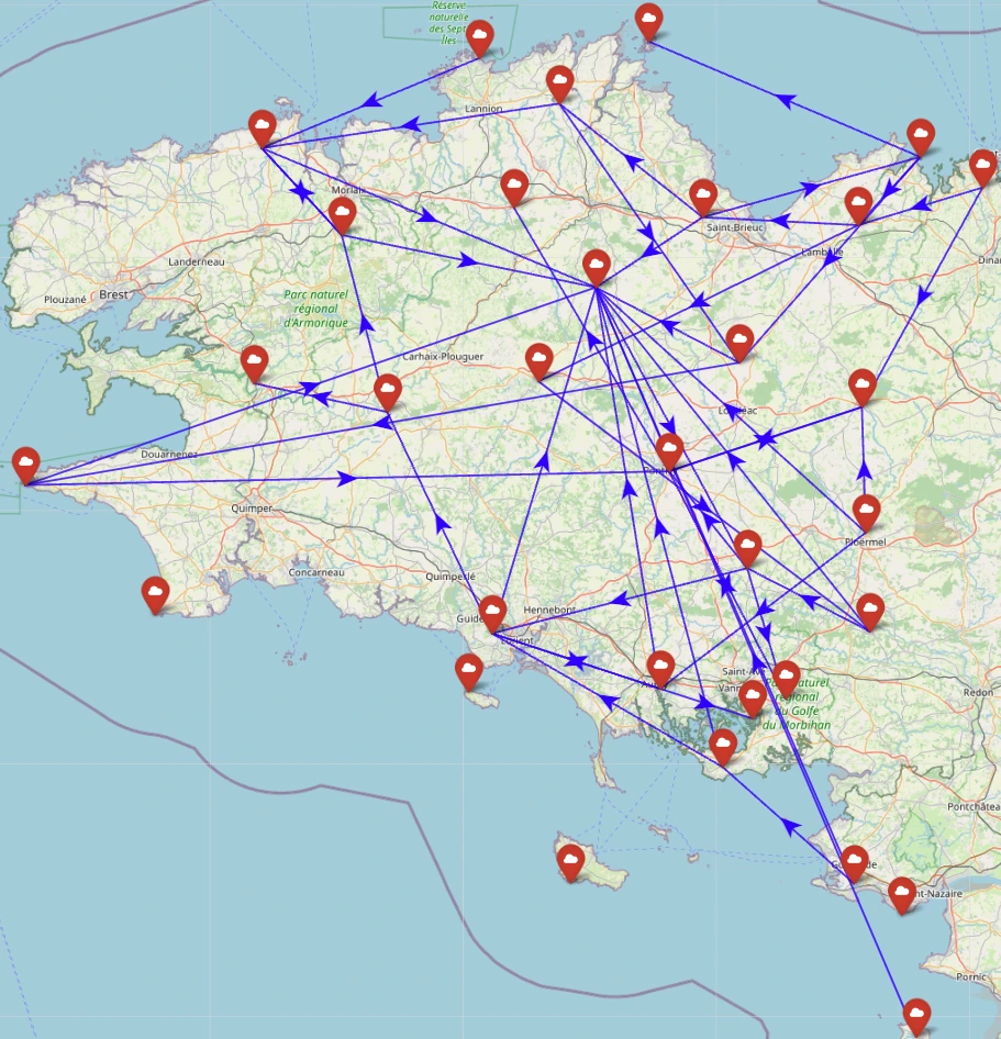 Molene Weather Results
